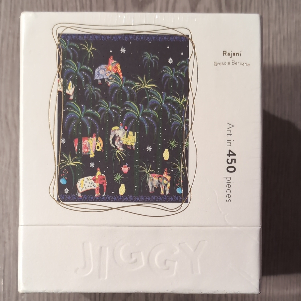 Jiggy Rajani 450-Piece Puzzle - Black and Multicolor